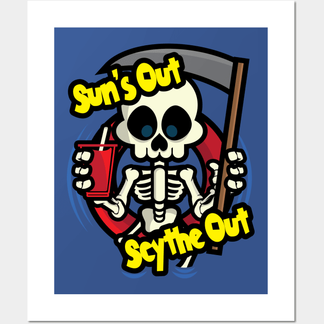 Sun's Out Scythe Out Wall Art by jrberger